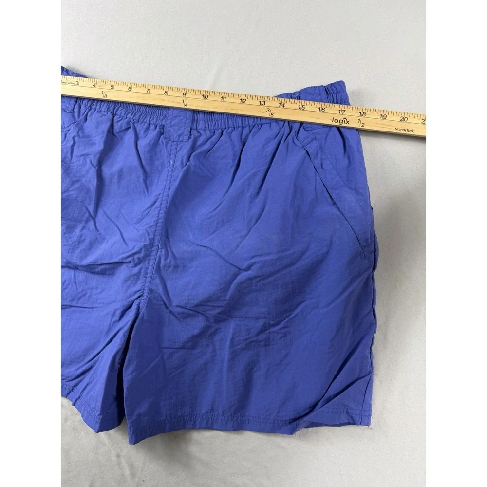world wide sportsman swim trunks shorts, cargo pocket, men's xl, blue